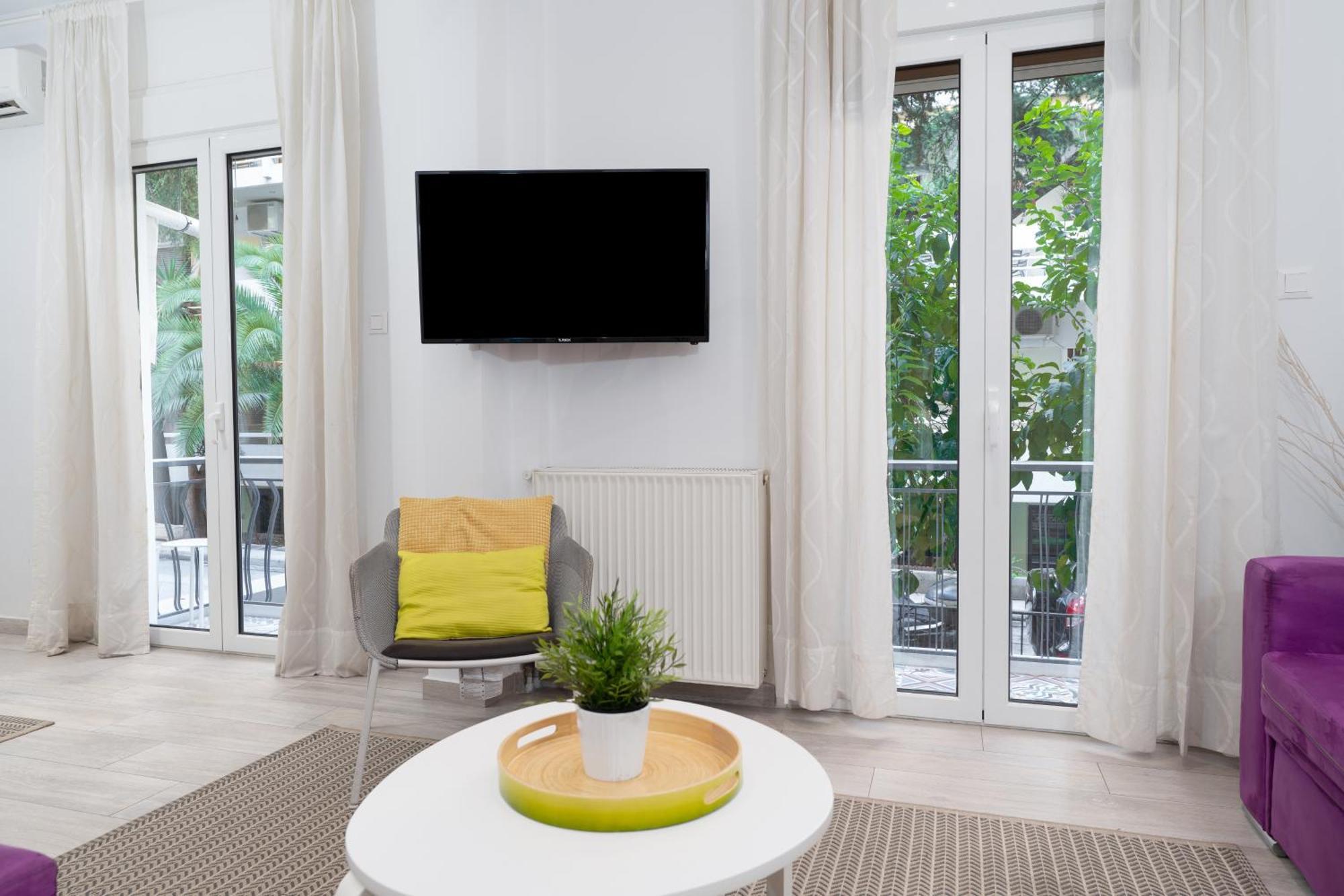 Spacious Modern Apartment In Athens Near Metro Exterior foto