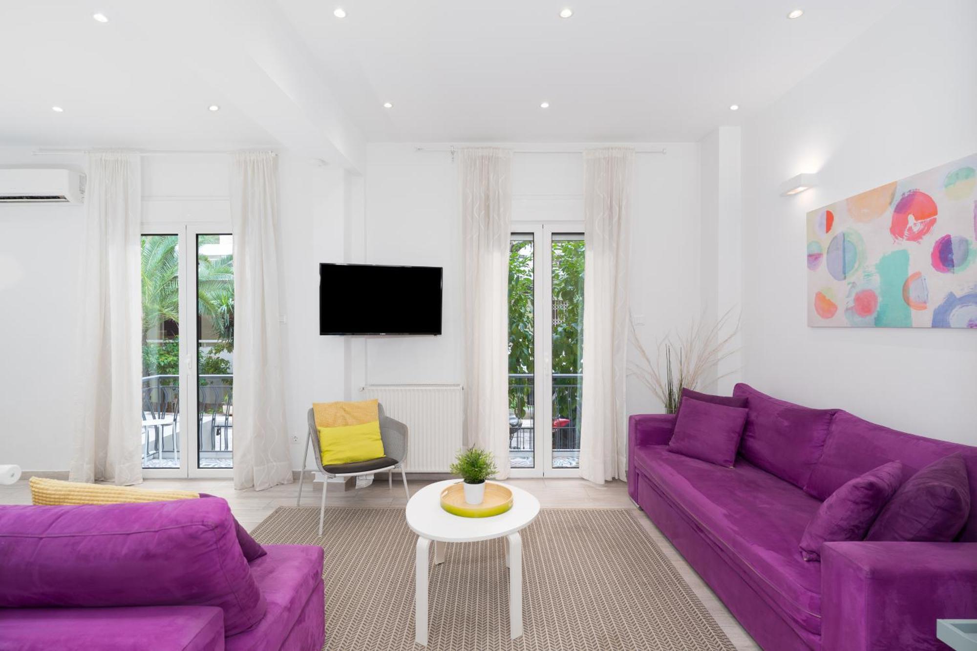 Spacious Modern Apartment In Athens Near Metro Exterior foto